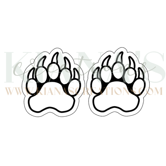 Bear Paw Cabochon - You choose the color!