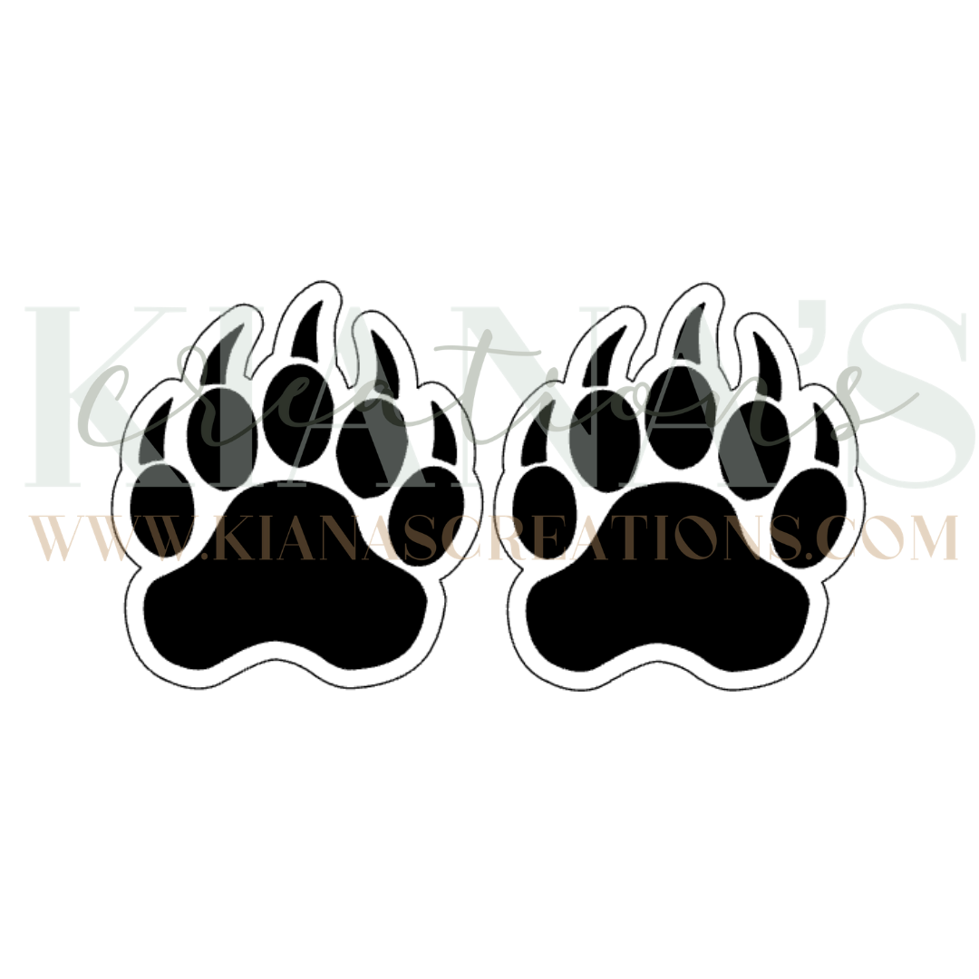 Bear Paw Cabochon - You choose the color!