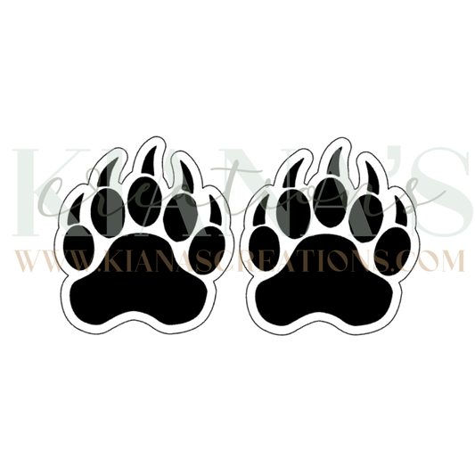 Bear Paw Cabochon - You choose the color!