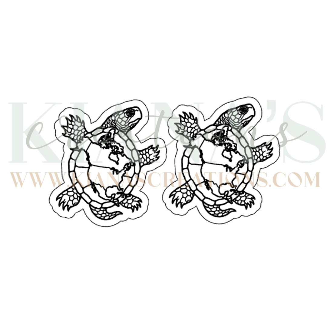 Turtle Island Cabochon - You choose the color!