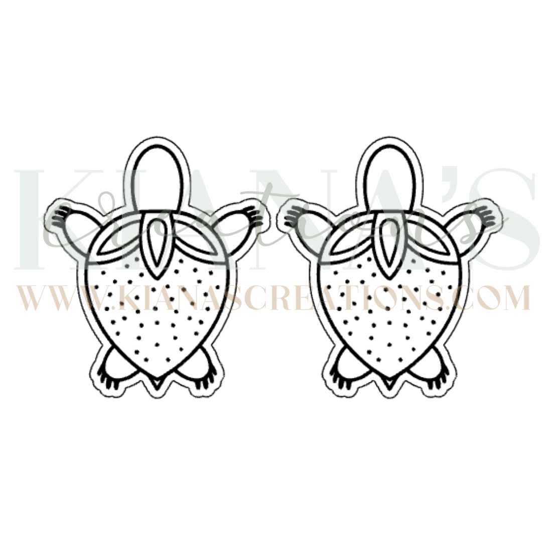 Turtle Strawberry Cabochon - You choose the color!