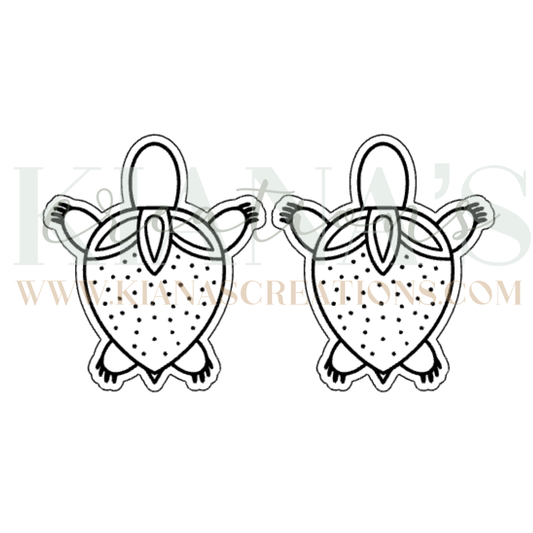 Turtle Strawberry Cabochon - You choose the color!