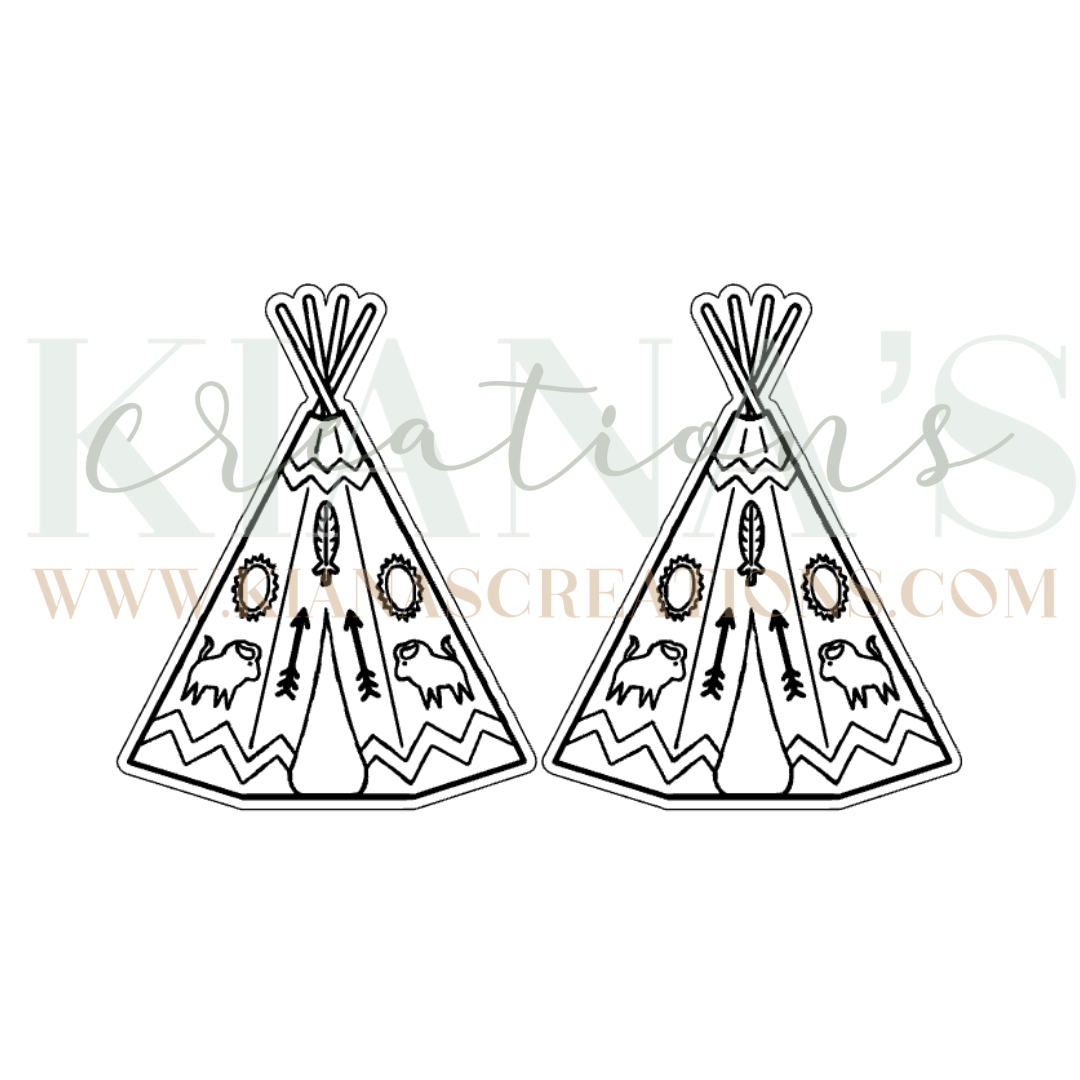 Teepee Cabochon - You choose the color!
