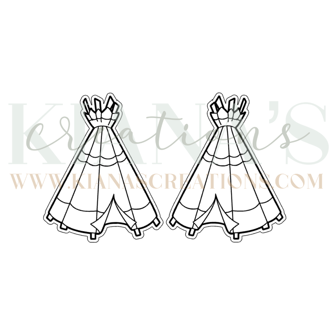 Teepee Cabochon - You choose the color!