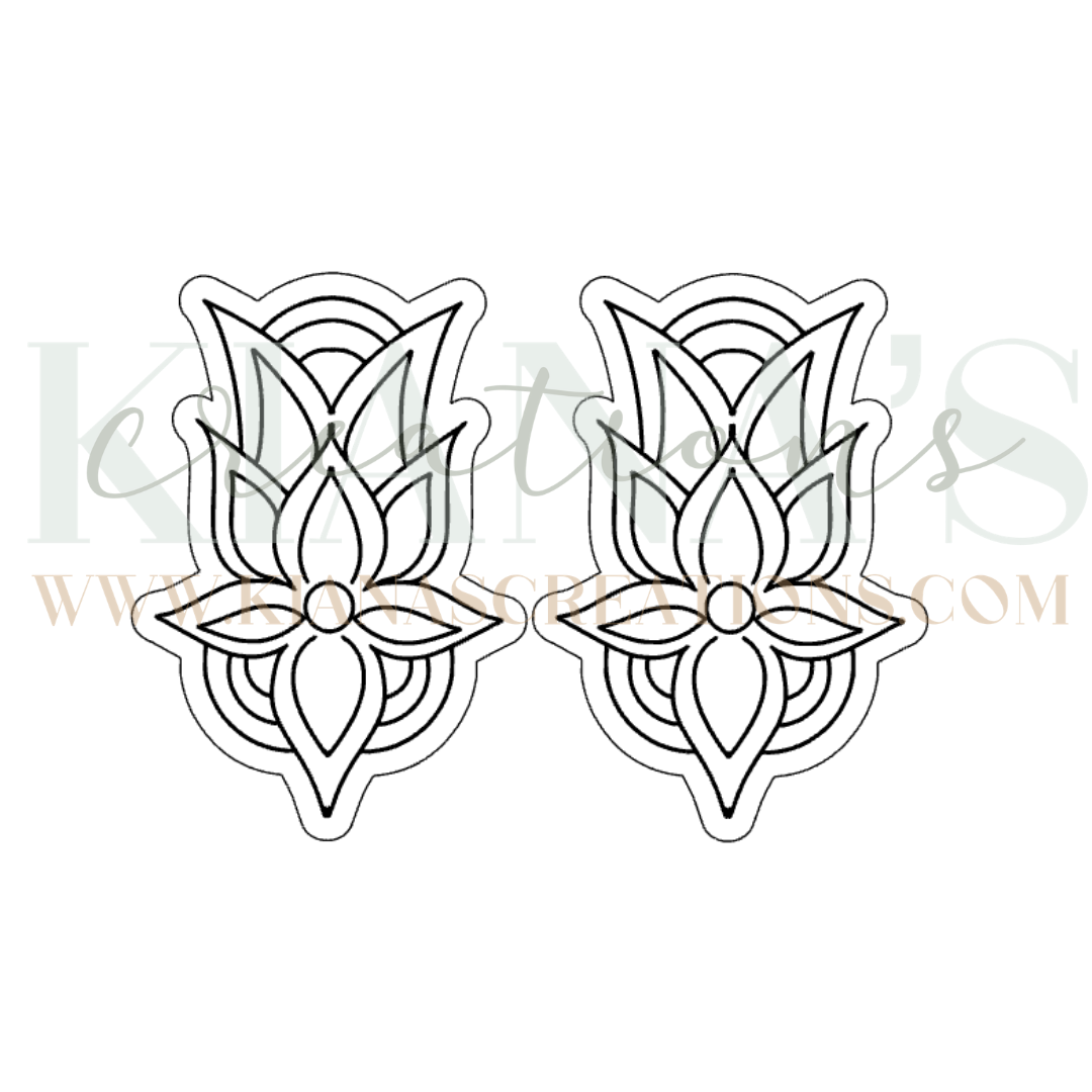 Floral Cabochon - You choose the color!
