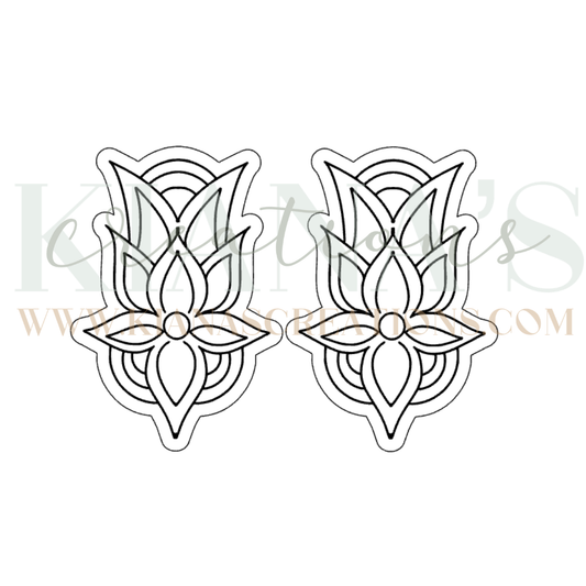Floral Cabochon - You choose the color!