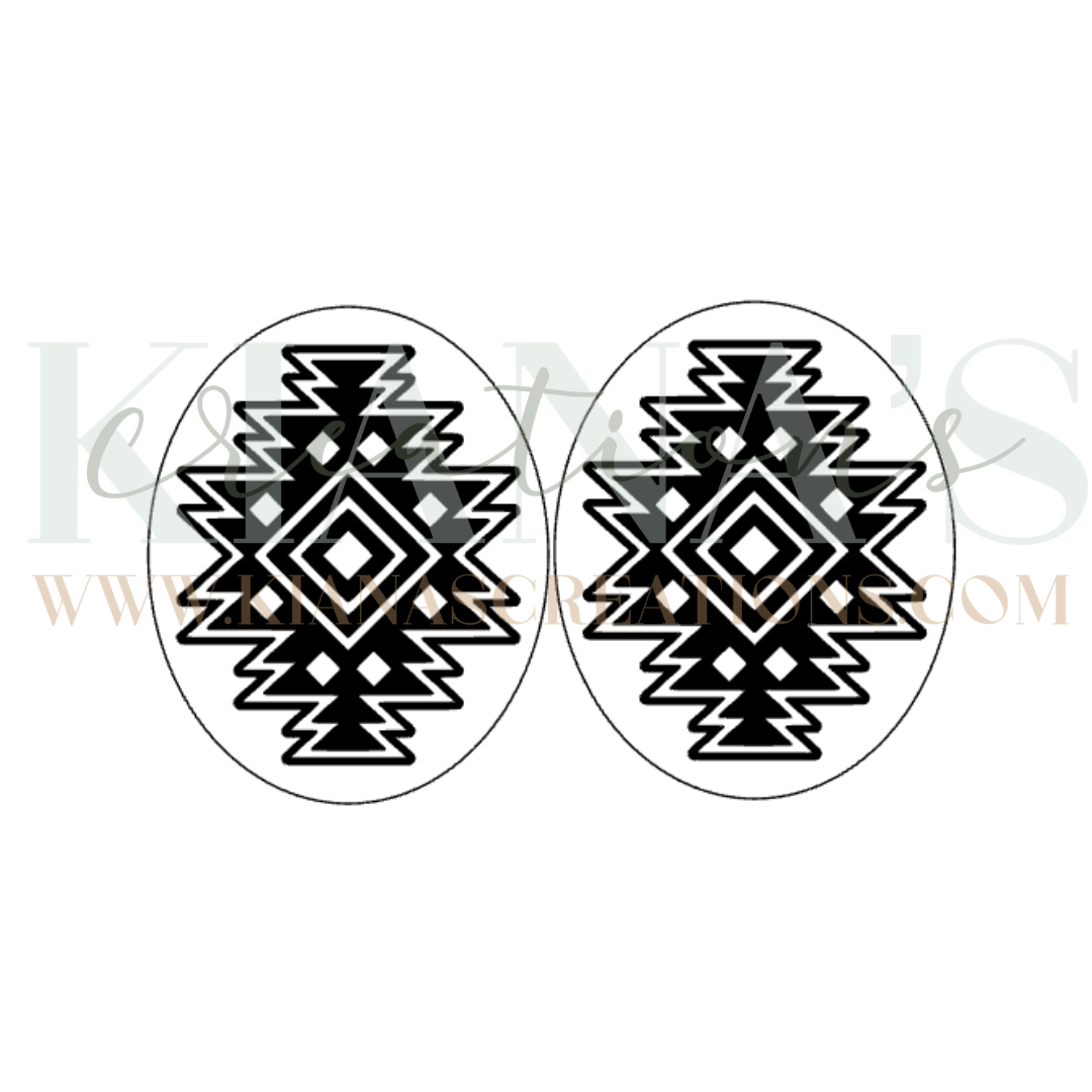 Aztec Cabochon - You choose the color!