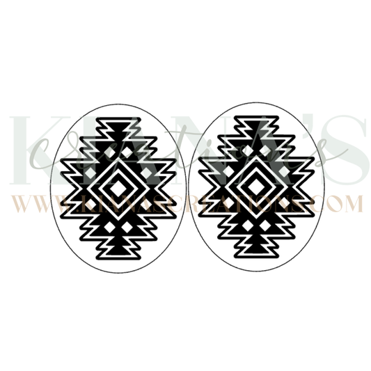 Aztec Cabochon - You choose the color!
