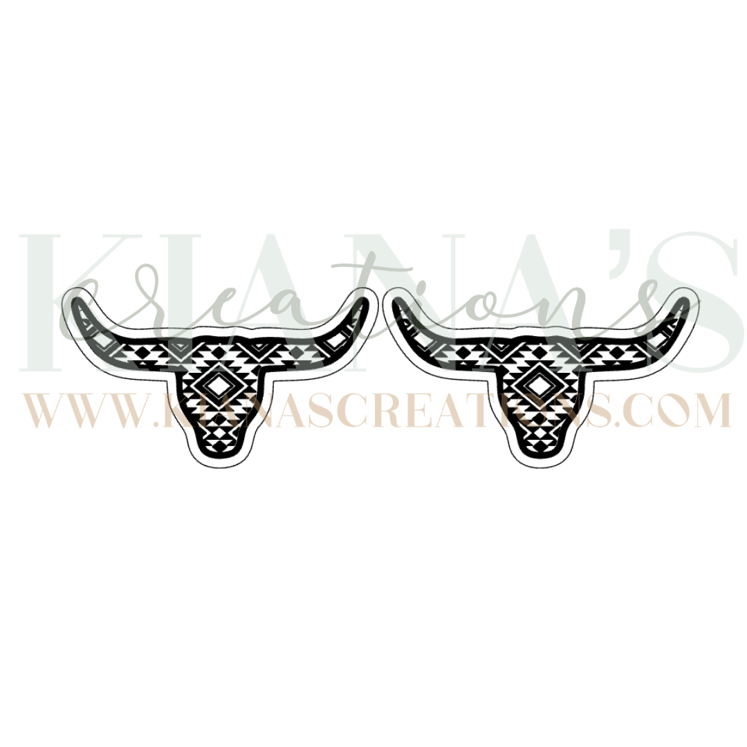 Aztec Skull Cabochon - You choose the color!