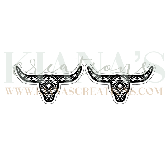 Aztec Skull Cabochon - You choose the color!