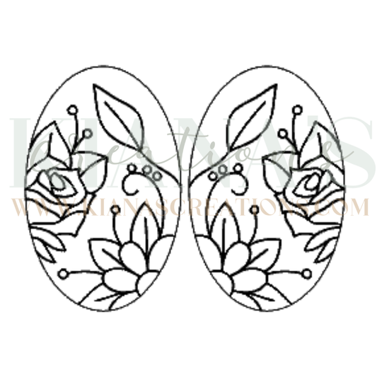 Floral Cabochon - You choose the color!