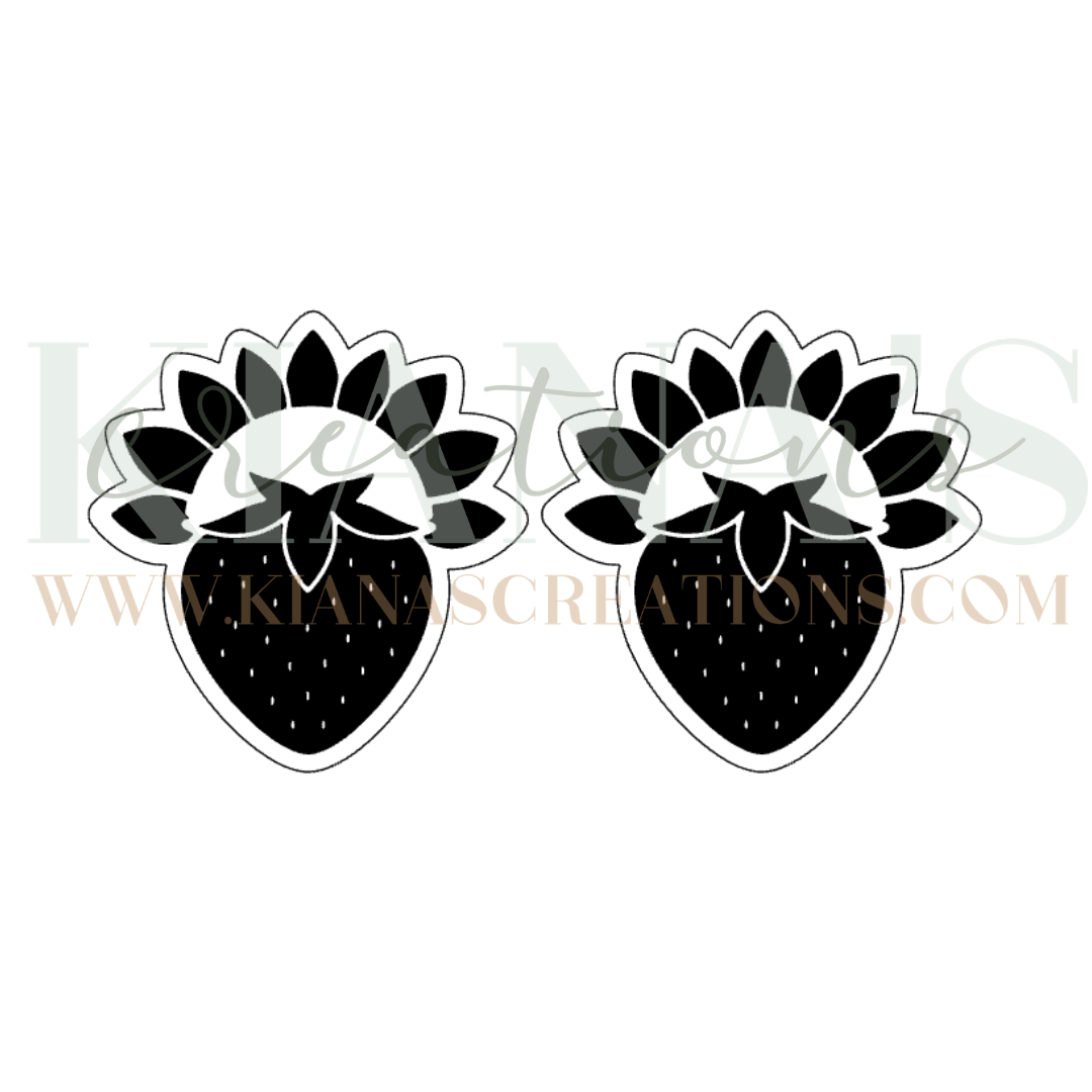 Strawberry Sunflower Cabochon - You choose the color!