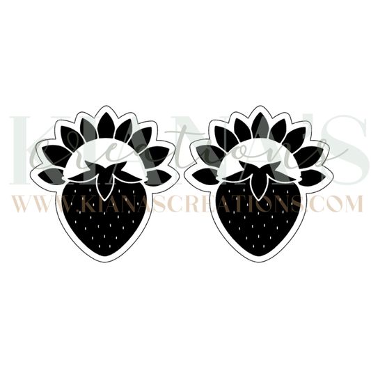 Strawberry Sunflower Cabochon - You choose the color!