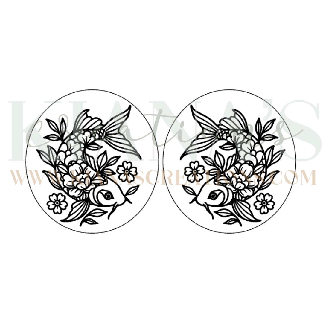 Koi Fish Cabochon - You choose the color!