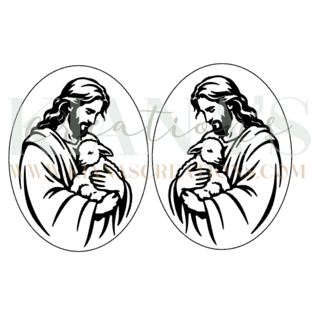 Jesus Cabochon - You choose the color!