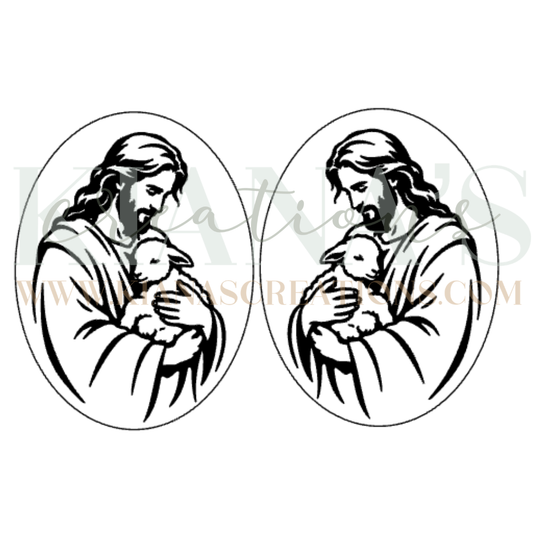 Jesus Cabochon - You choose the color!
