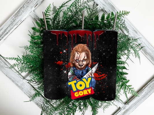 Toy Gory Horror Halloween Tumbler