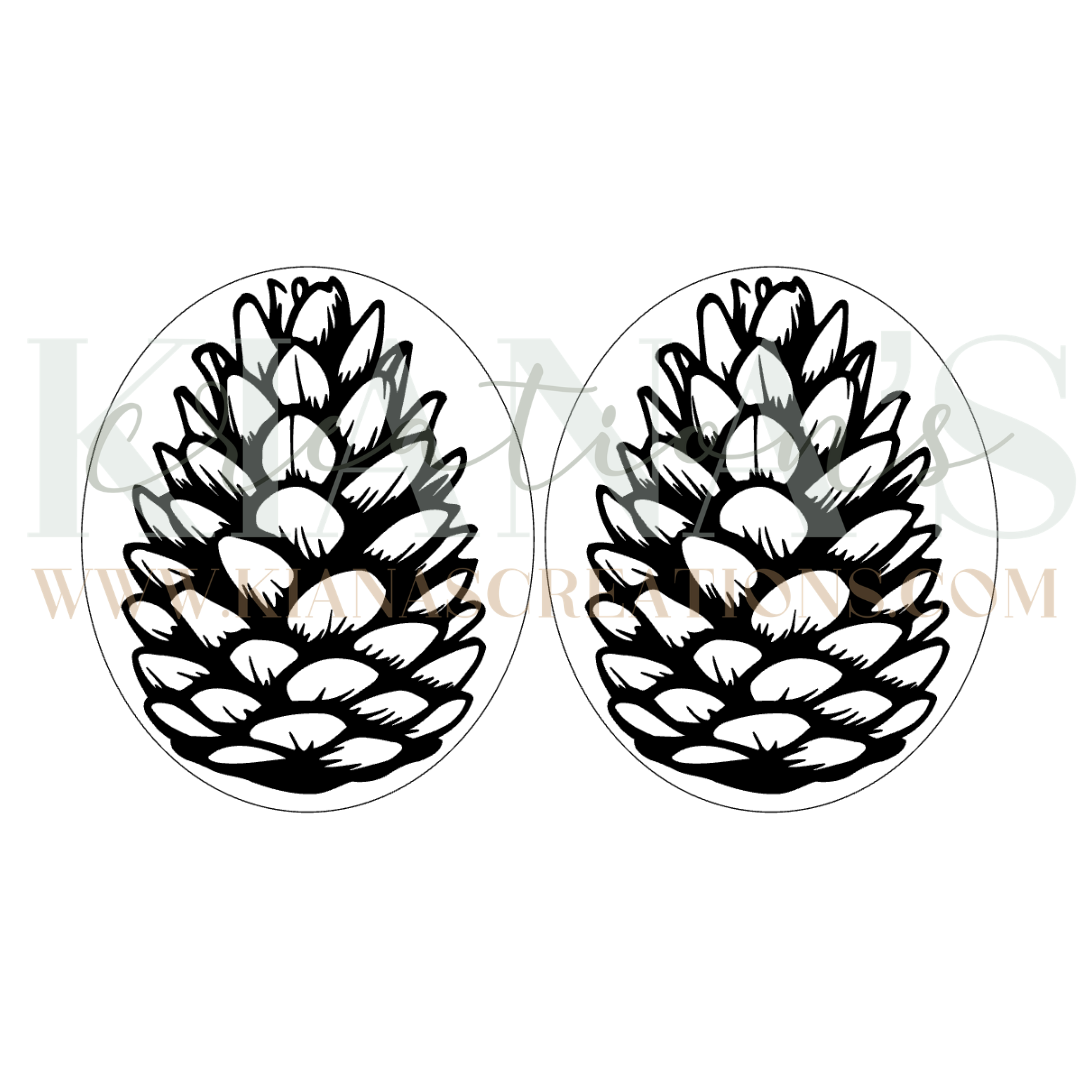 Pine Cone Cabochon - You choose the color!