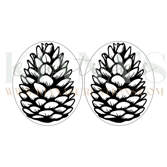 Pine Cone Cabochon - You choose the color!