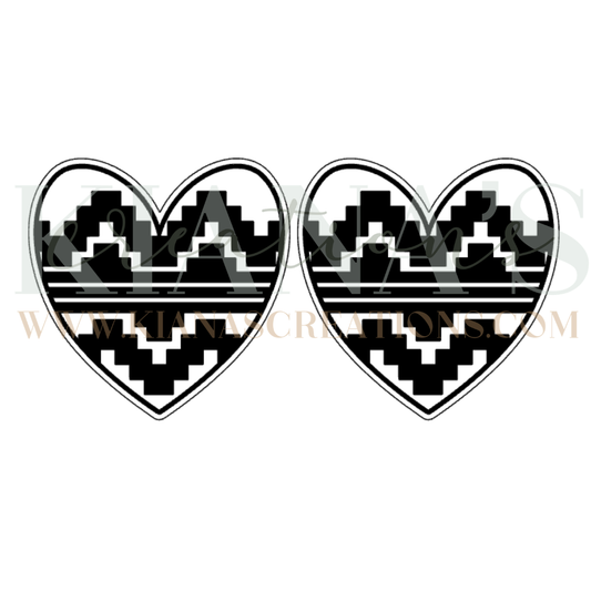 Basket Heart Cabochon - You choose the color!