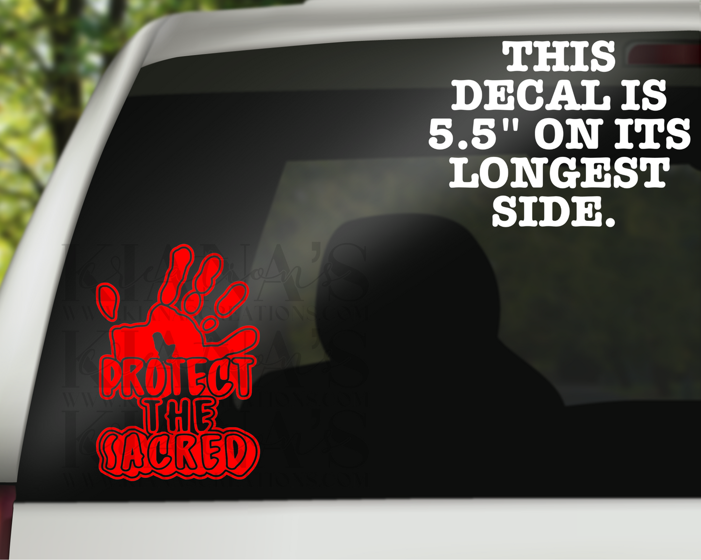 Protect the Sacred Decal