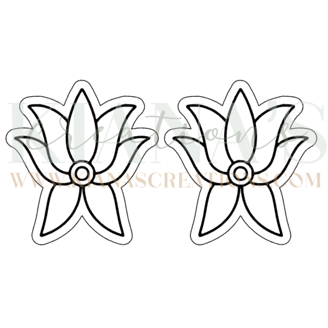 Floral Cabochon - You choose the color!
