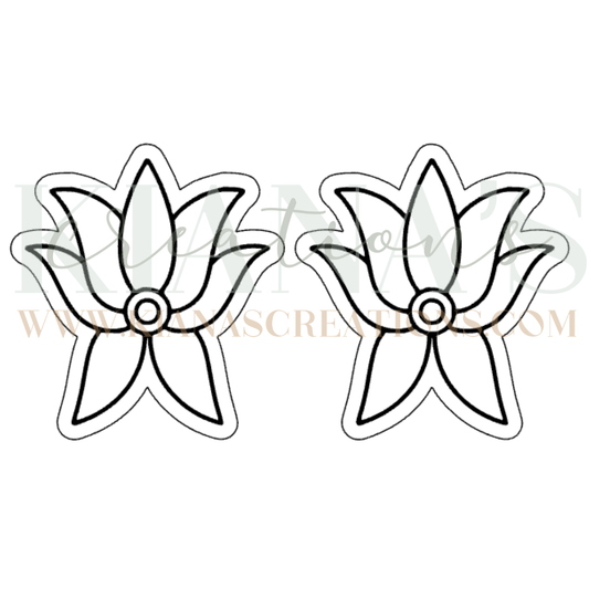 Floral Cabochon - You choose the color!