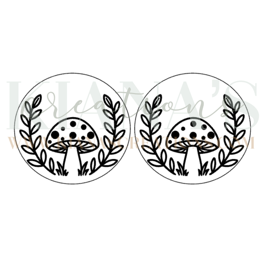 Mushroom Cabochon - You choose the color!
