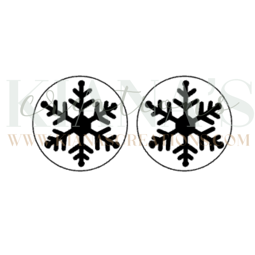 Snowflake Cabochon - You choose the color!