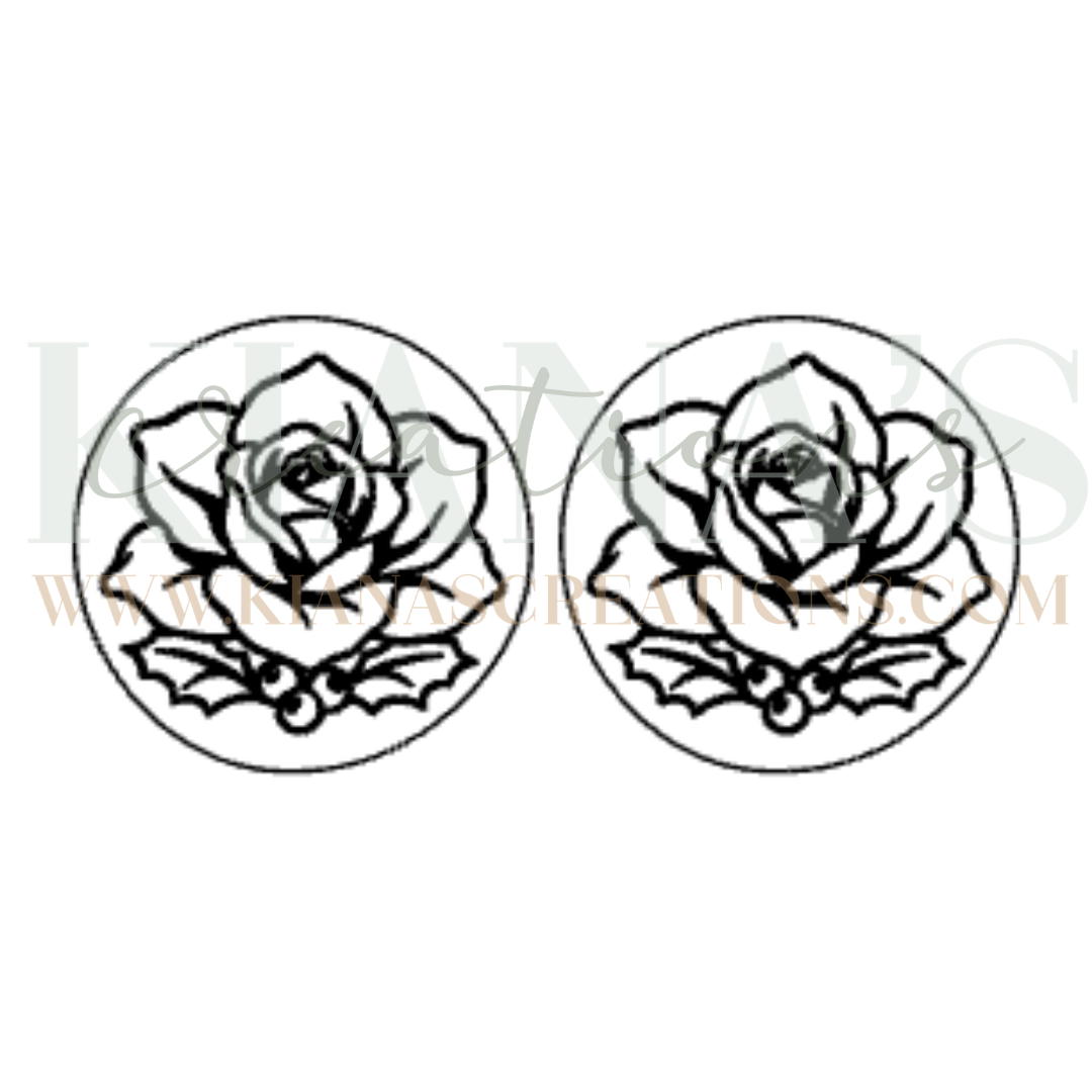 Floral Cabochon - You choose the color!