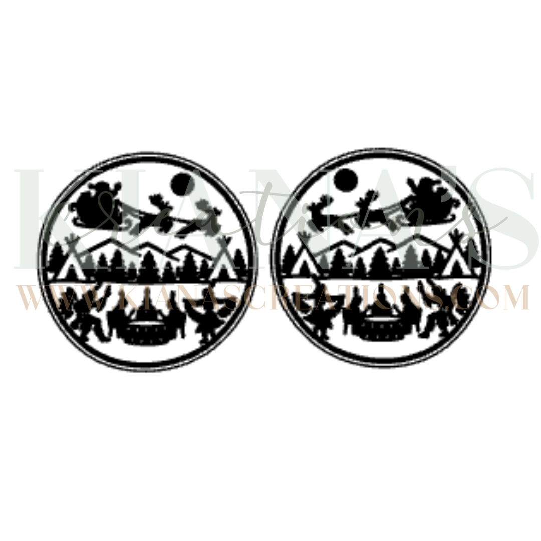 Powwow Christmas Cabochon - You choose the color!