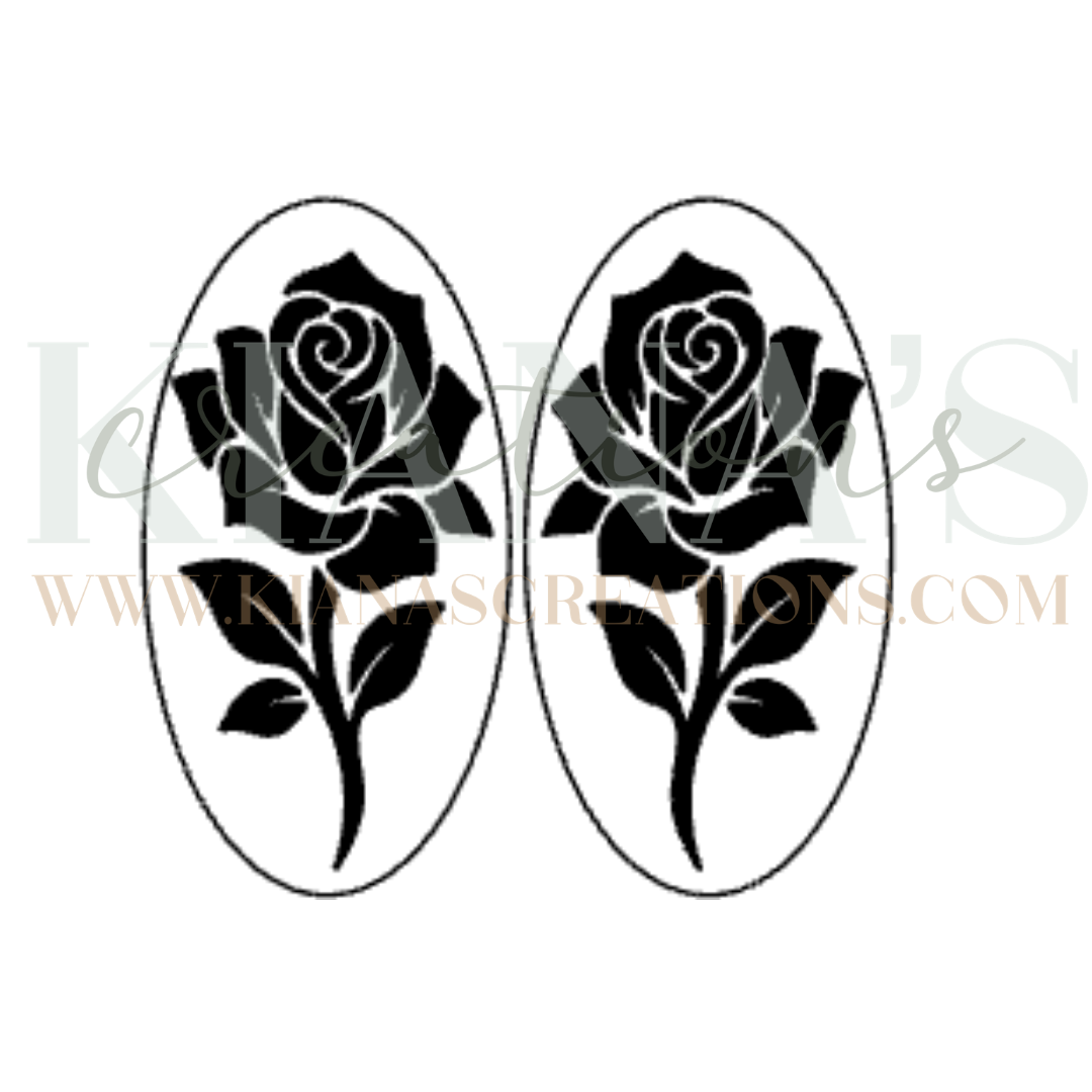 Floral Cabochon - You choose the color!