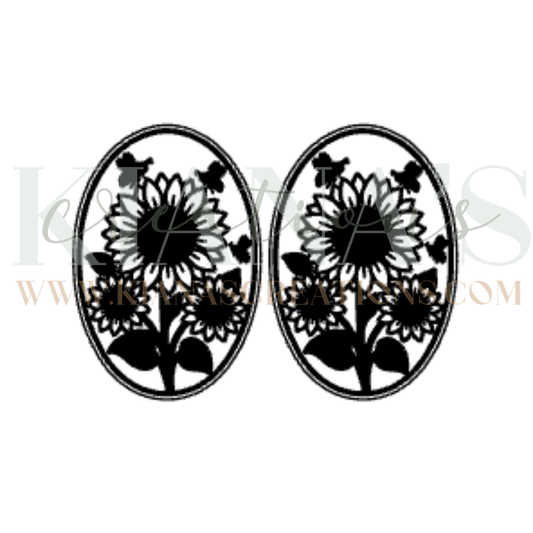 Floral Cabochon - You choose the color!