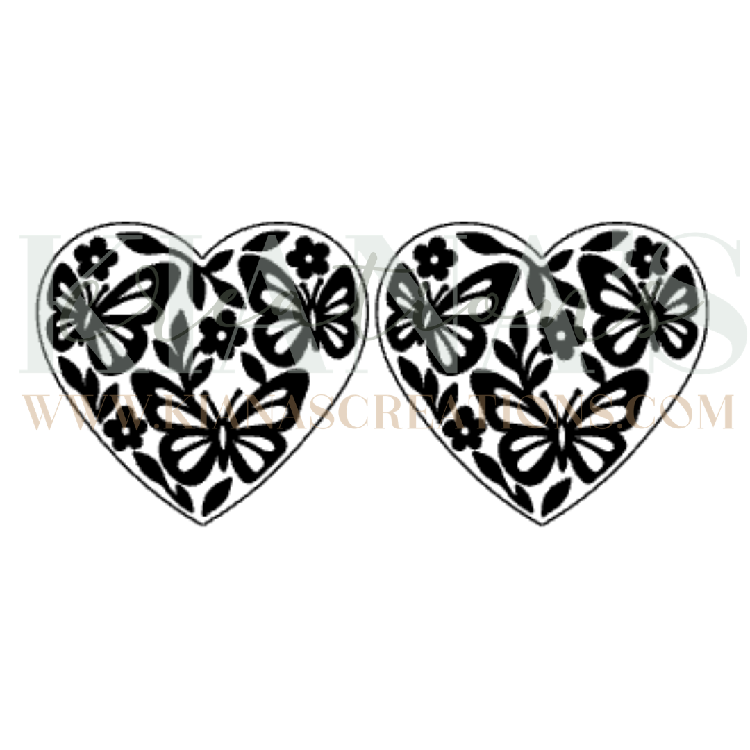 Butterfly Floral Cabochon - You choose the color!