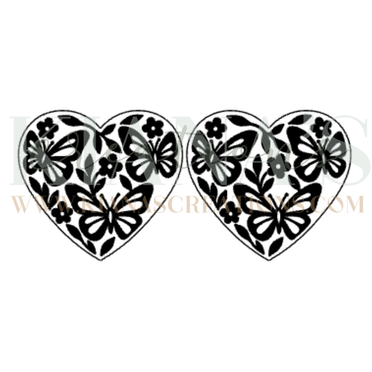 Butterfly Floral Cabochon - You choose the color!