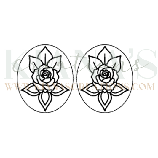 Floral Cabochon - You choose the color!