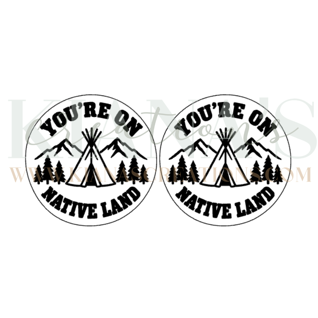 You're on Native Land Cabochon - You choose the color!