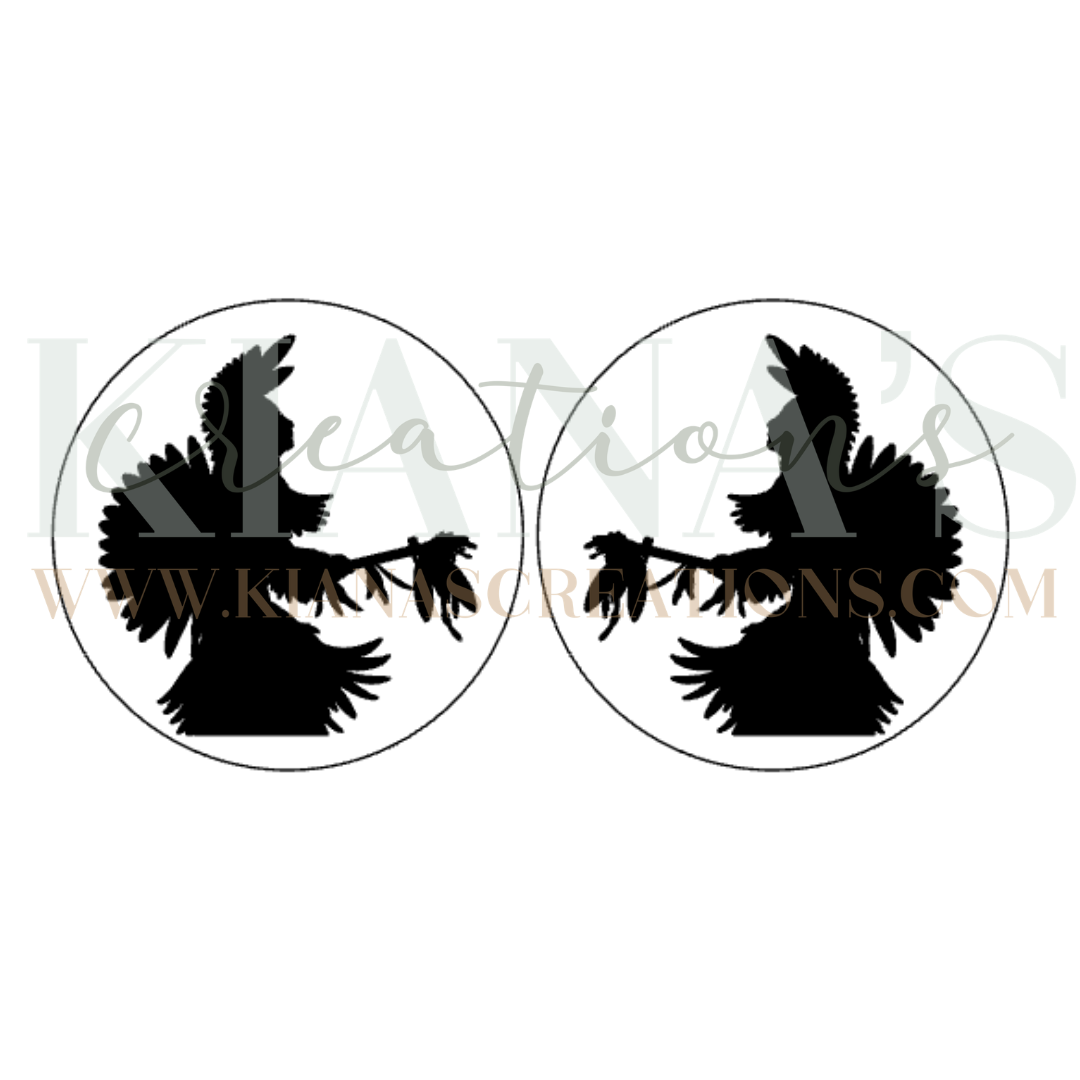 Powwow Dancer Cabochon - You choose the color!