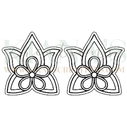 Floral Cabochon - You choose the color!