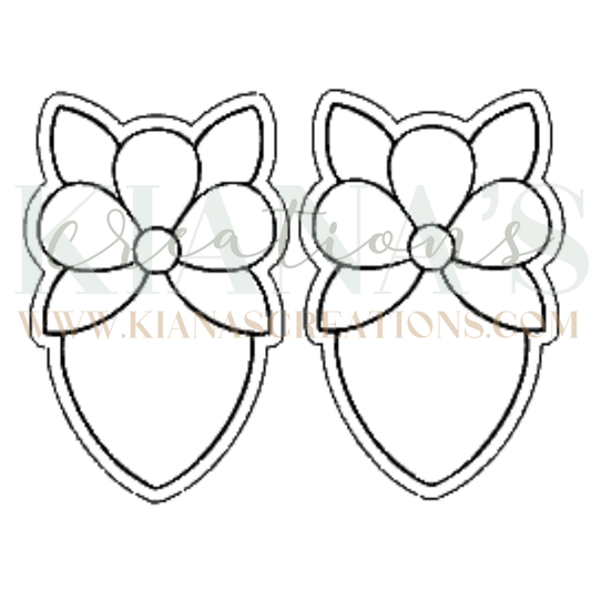 Strawberry Floral Wood Cabochon