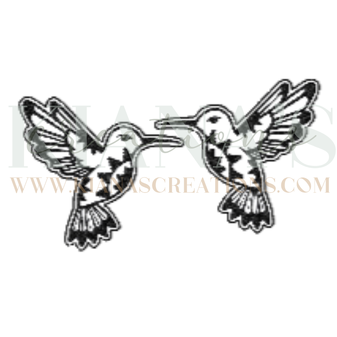 Hummingbird Acrylic Cabochon- Choose your color acrylic!