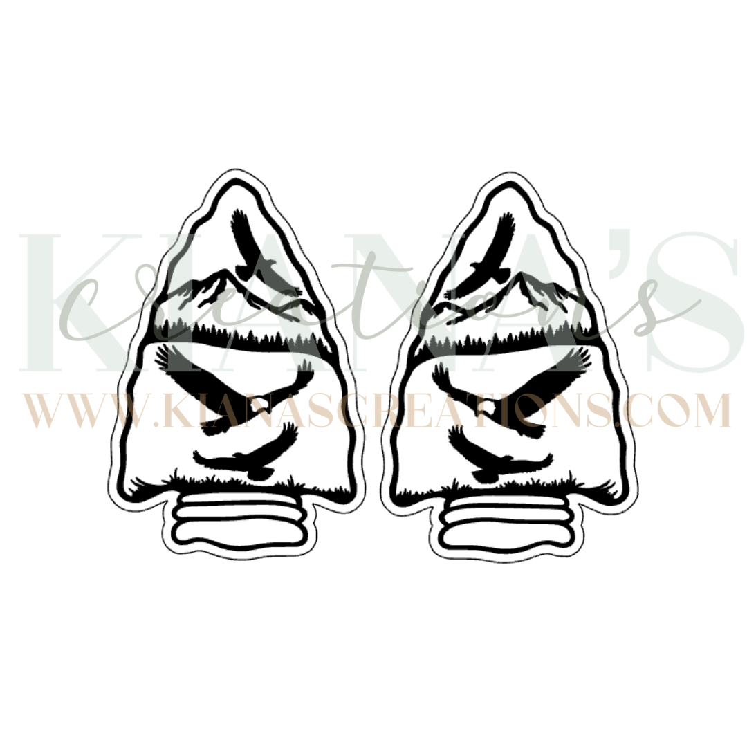 Eagle Arrowhead Cabochon - You choose the color! (Copy)