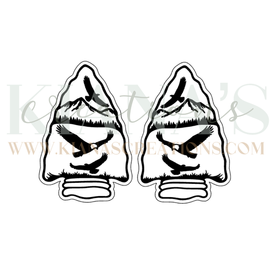 Eagle Arrowhead Cabochon - You choose the color! (Copy)