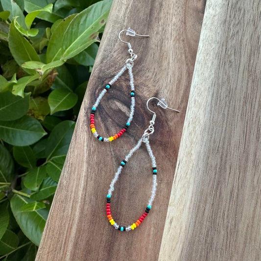 Four Directions Beaded Earring