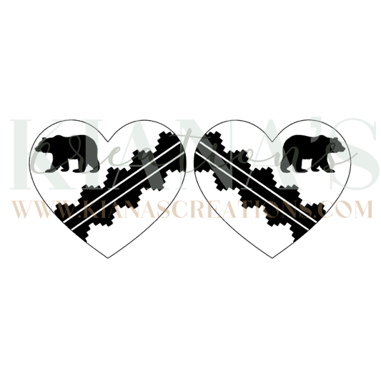 Bear Cabochon - You choose the color!