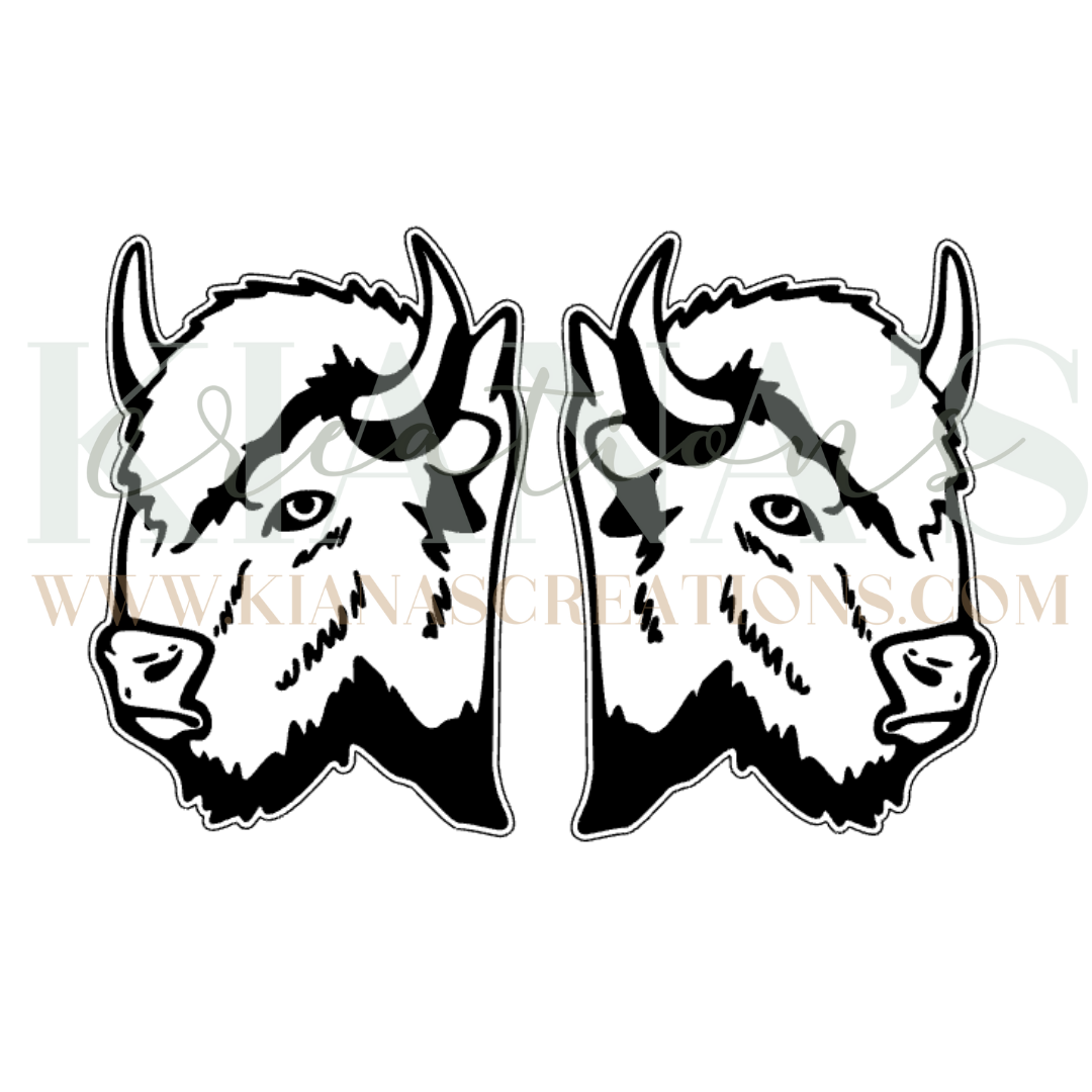 Buffalo Acrylic Cabochon- Choose your color acrylic!