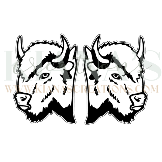 Buffalo Acrylic Cabochon- Choose your color acrylic!