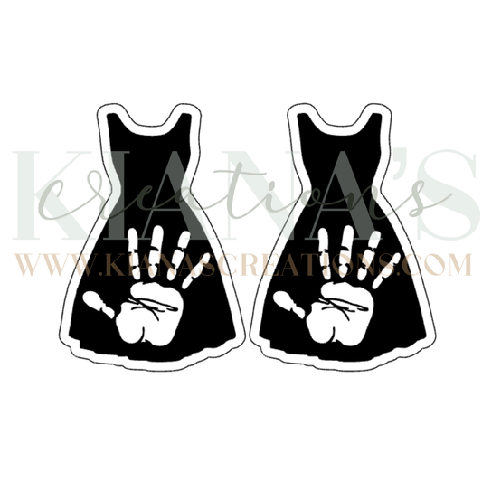 MMIW Dress Wood Cabochon