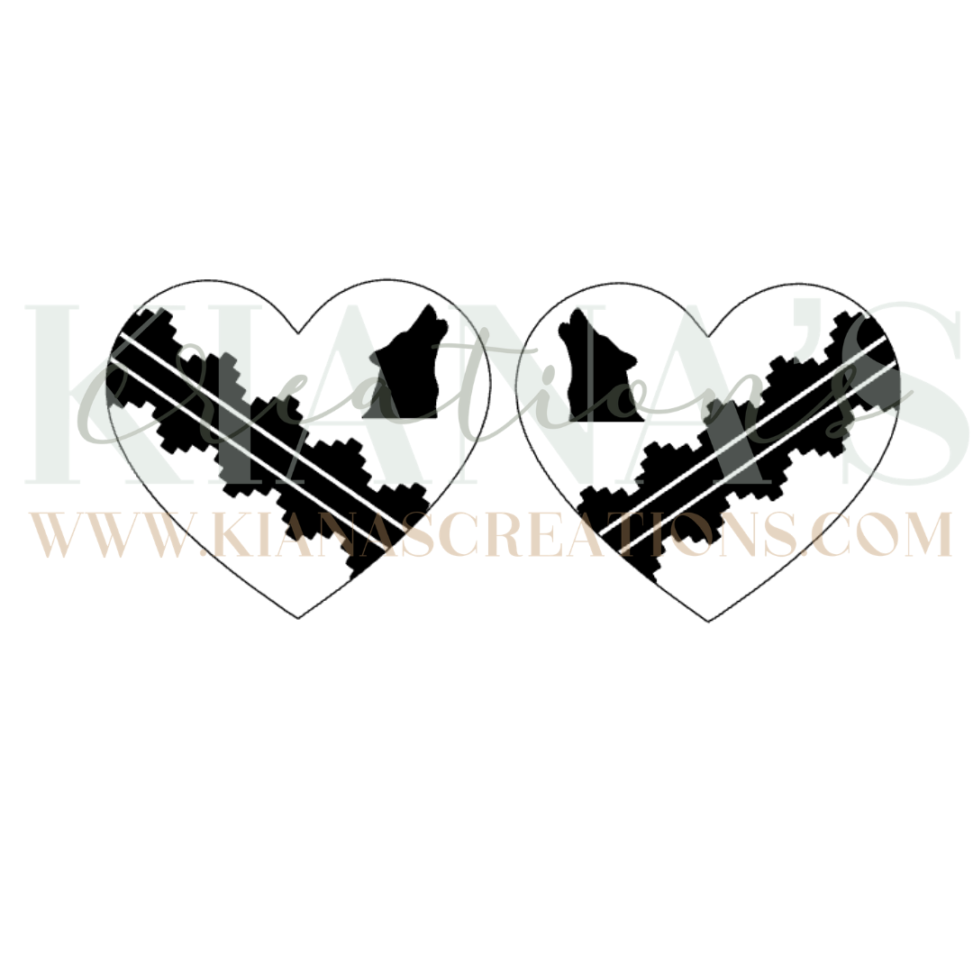 Wolf Cabochon - You choose the color!