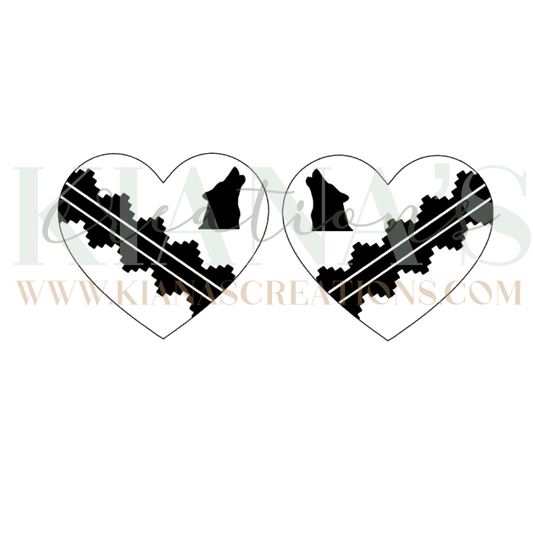 Wolf Cabochon - You choose the color!